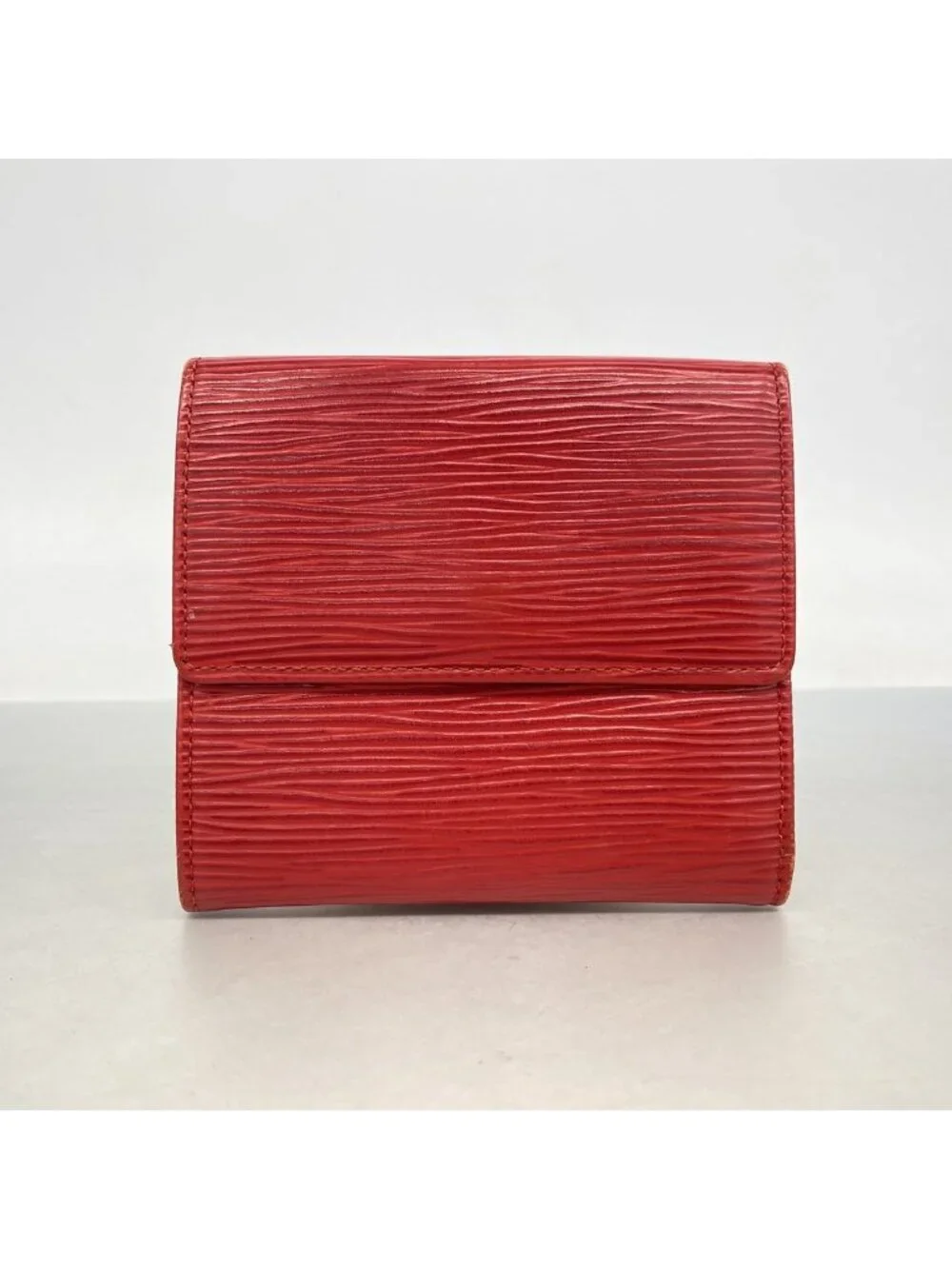 Louis Vuitton Trifold Wallet Epi Portefeuille Elise Castilian